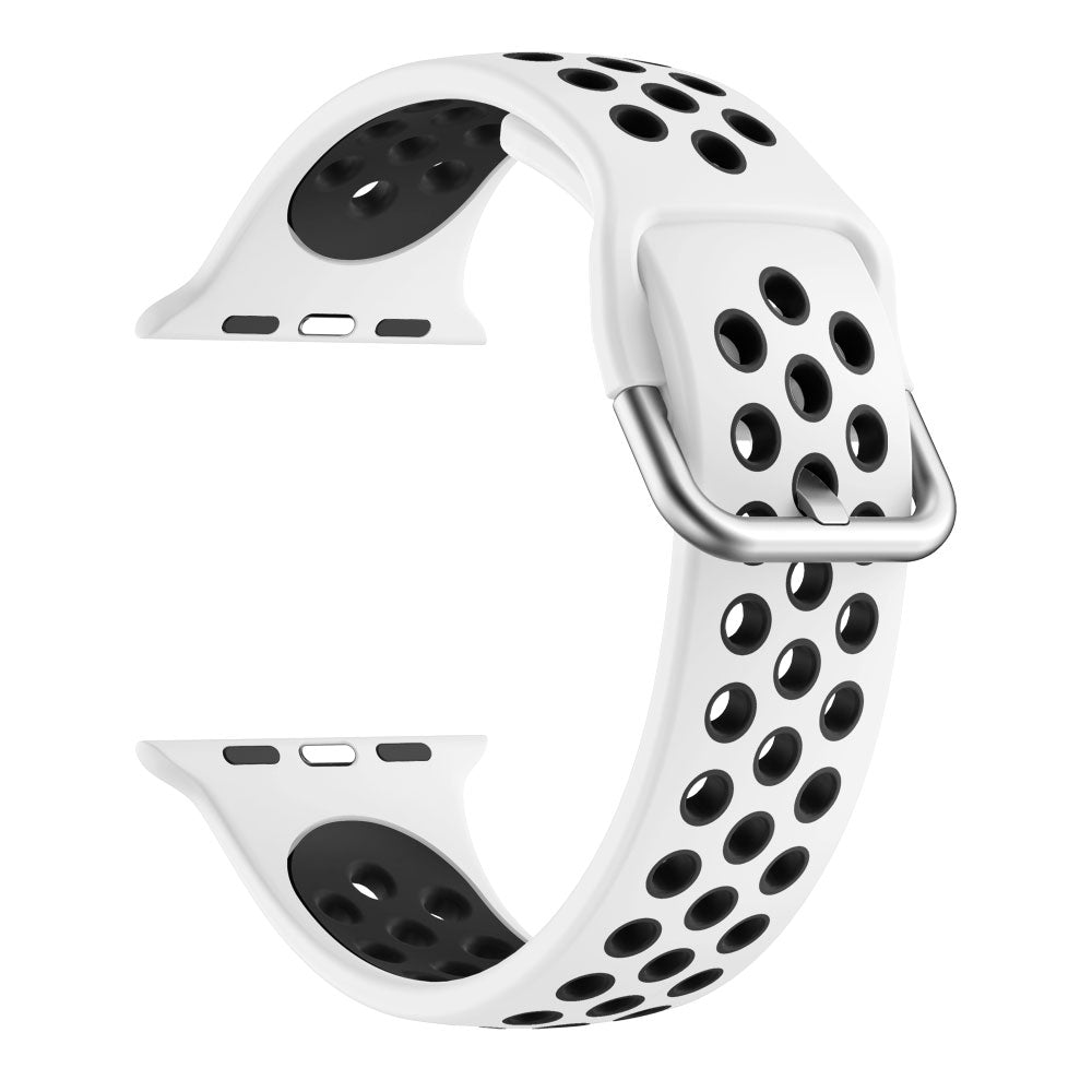 Dual Color Silicone Watch Strap Replacement Band for Apple Watch Series 9 8 7 6 SE (2023) SE(2022) 40mm 3 2 1 38mm Dual Color Silicone Watch Strap Replacement Band for Apple Watch Series 9 8 7 6 SE (2023) SE(2022) 40mm 3 2 1 38mm